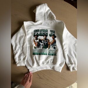 Jeremy Fears Jr. Michigan State Hoodie Brand New youth small